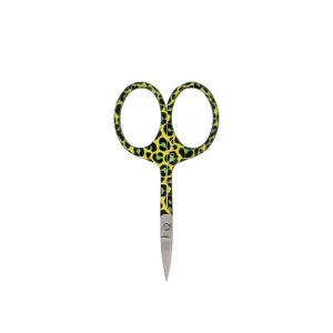 Tijeras Pop Leopard - Amarillo/Verde